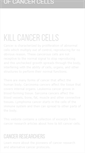 Mobile Screenshot of killcancercells.com